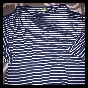 Propel Cold Shoulder Top